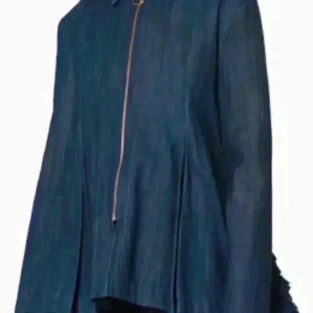 New Maggie Marylin Indigo George III Denim Jacket, New Without Tags - Picture 3 of 9